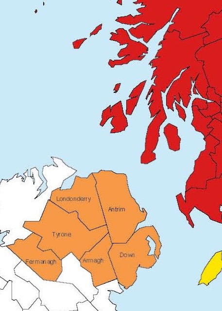 Map Northern Ireland Region | Association of Paediatric Chartered ...